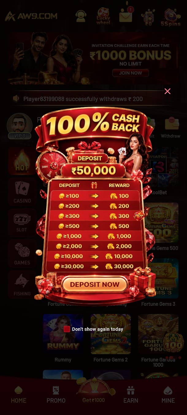 AW9 Game online gaming platform featuring a simple interface, game information, login options, and mobile-friendly access.